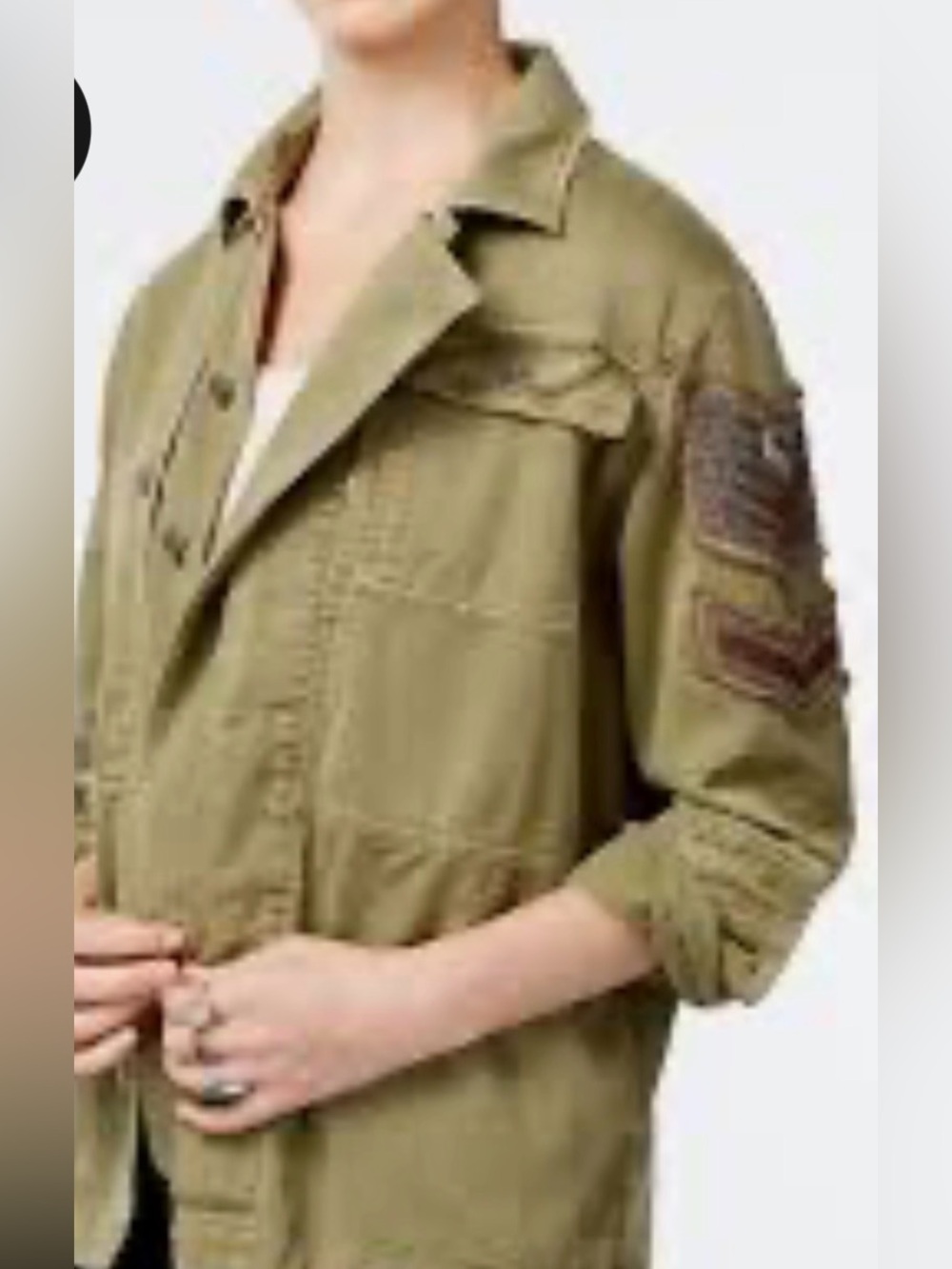 Free People Military Jacket